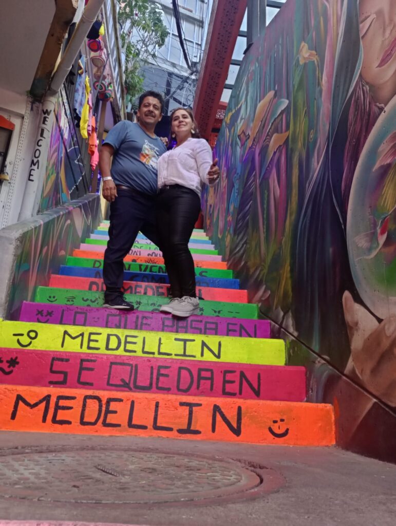 comuna 13 escaleras