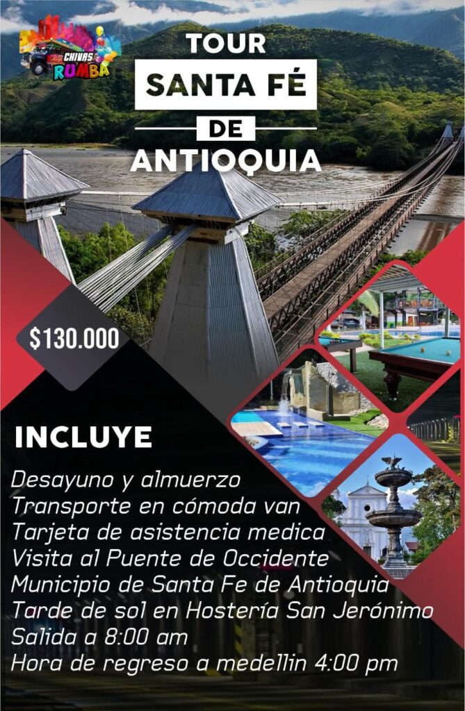tour santa fe de antioquia