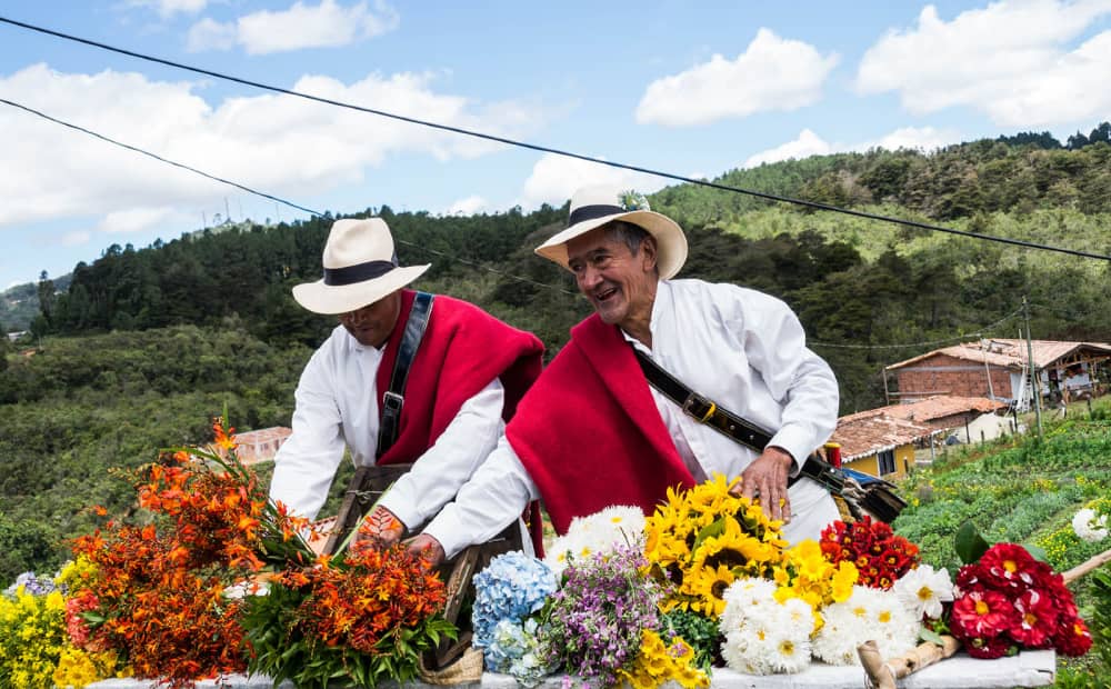 silleteros san elena antioquia